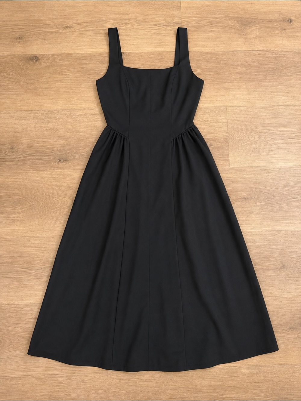 2 Saints Black Midi Fit & Flare Dress Size S NWT LBD Sleeveless